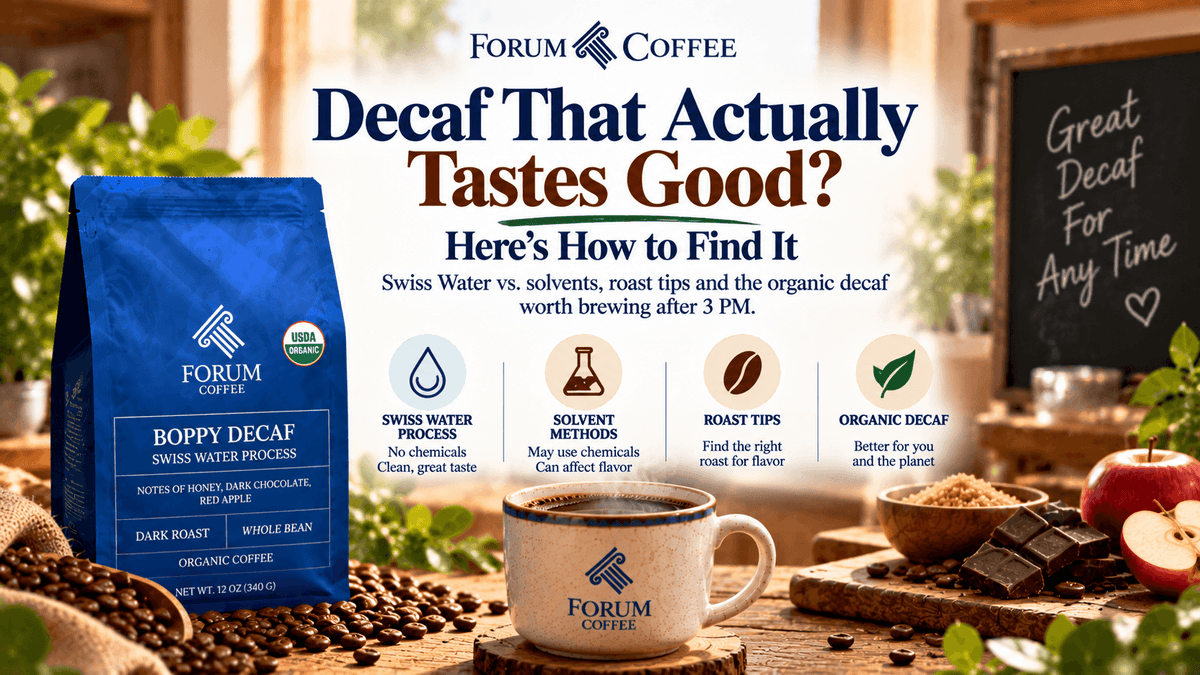 How to Choose the Best Organic Decaf Coffee (A Taste-First Buyer's Guide)