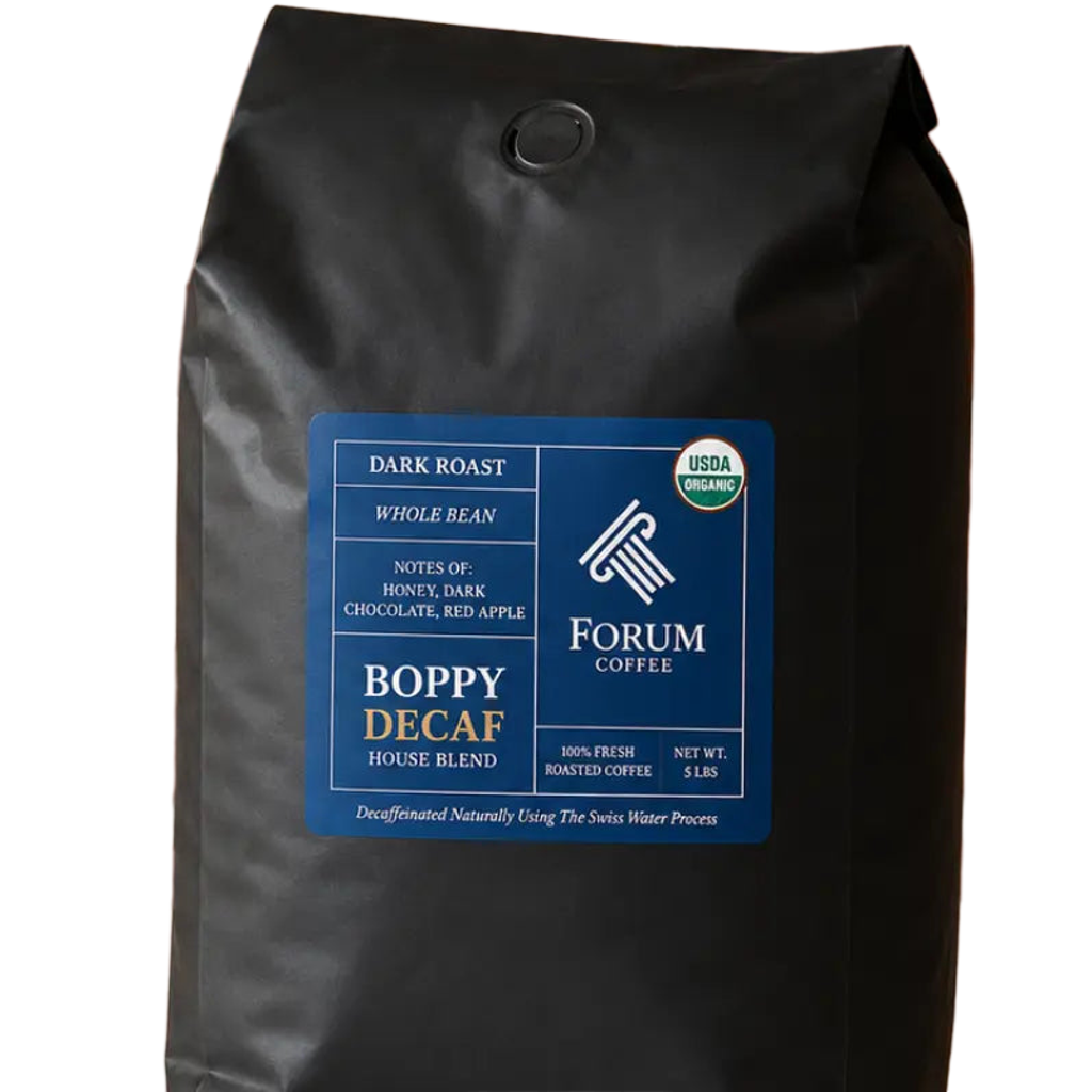 Boppy Decaf Organic House Blend (5lb Bulk)