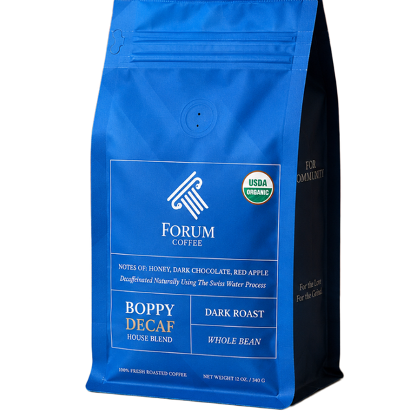 Boppy Decaf Organic Coffee (12oz) - Forum Coffee