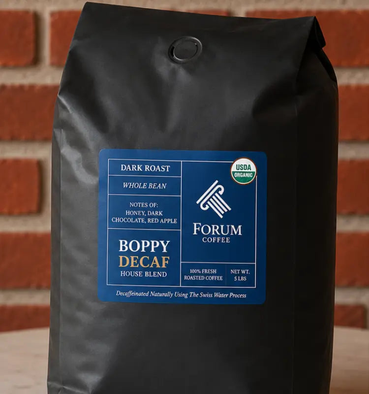 Boppy Decaf Organic House Blend (5lb Bulk)