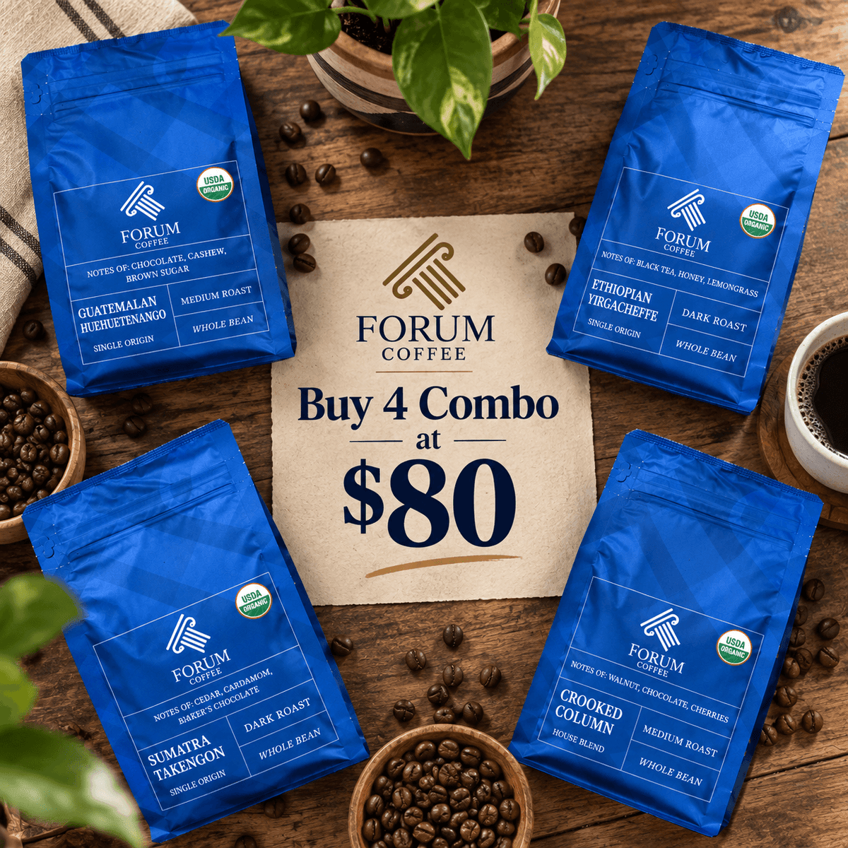 Organic Coffee Starter Flight (Combo Pack)