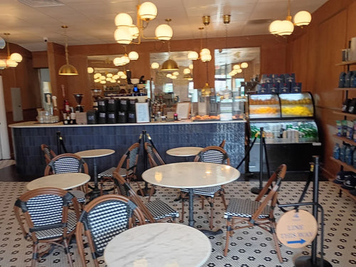 Café seating area